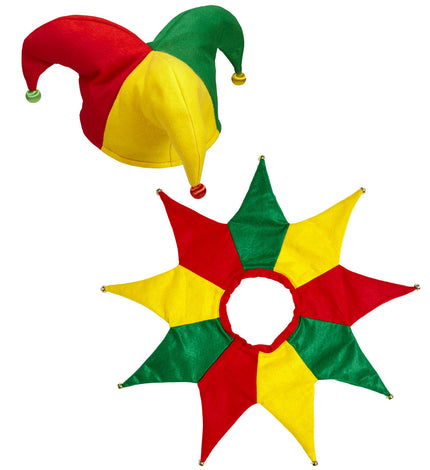 Kit bouffon multicolore adulte