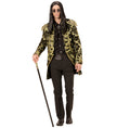 Veste dresseur de cirque dorée homme