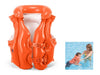 gilet de natation gonflable orange 50x47cm