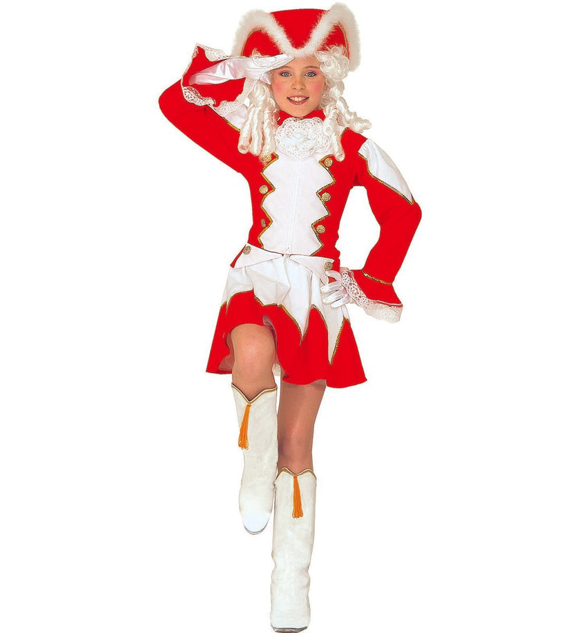 Déguisement majorette rouge fille