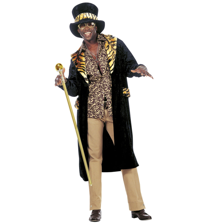 Canne de mac doré pliable