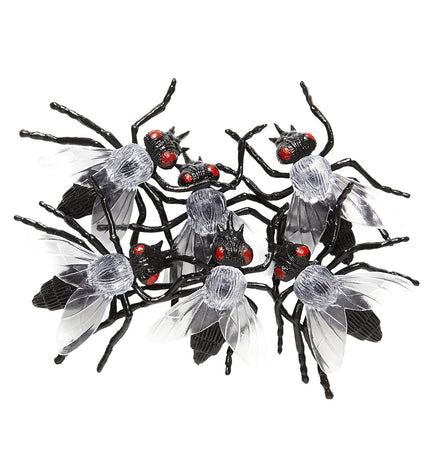 6 mouches infectées