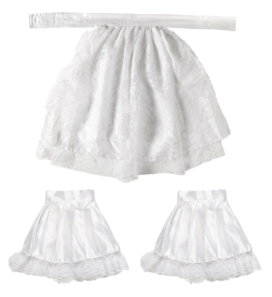 Kit jabot et manches en dentelle