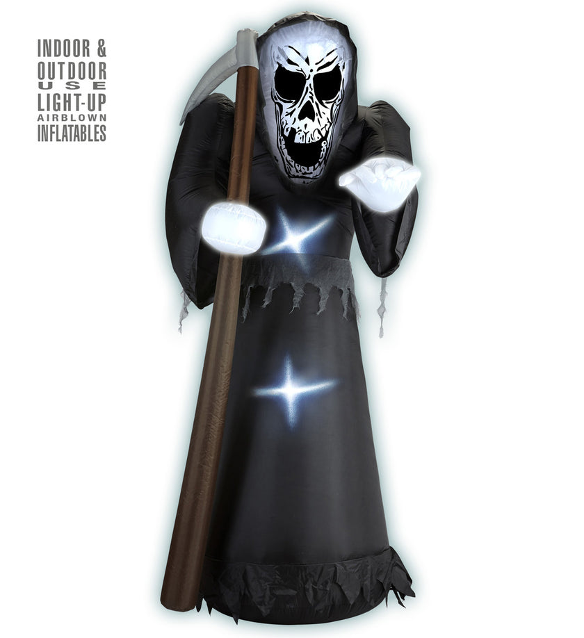 Figurine décorative Faucheuse géant gonflable lumineux