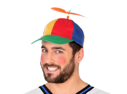 casquette de clown à hélice