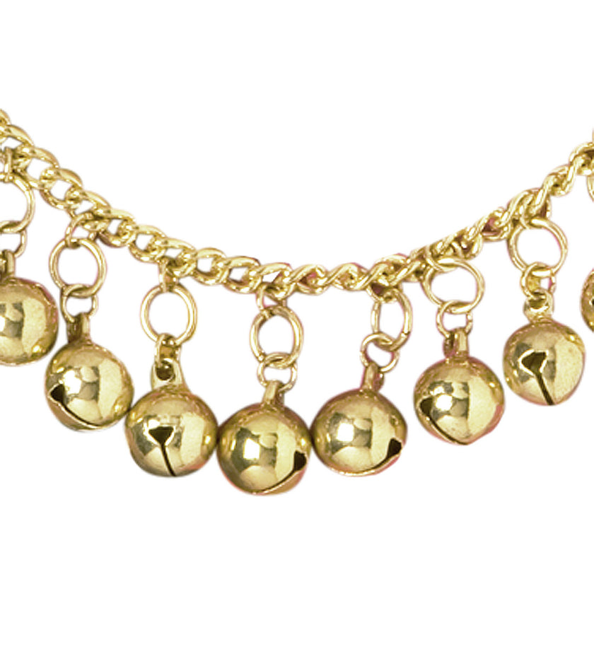 Chevillière gitane clochettes dorées femme