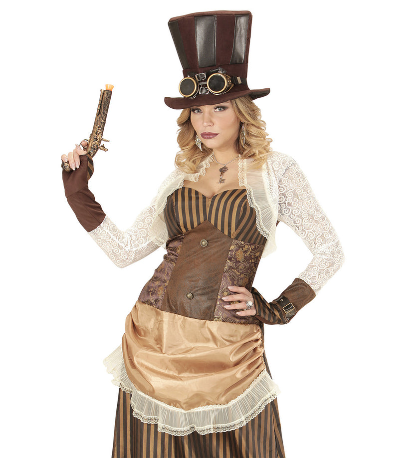 Boucles d’oreilles steampunk en forme d’ailes