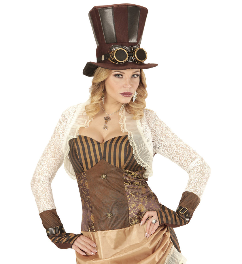 Boucles d’oreilles steampunk en forme d’ailes