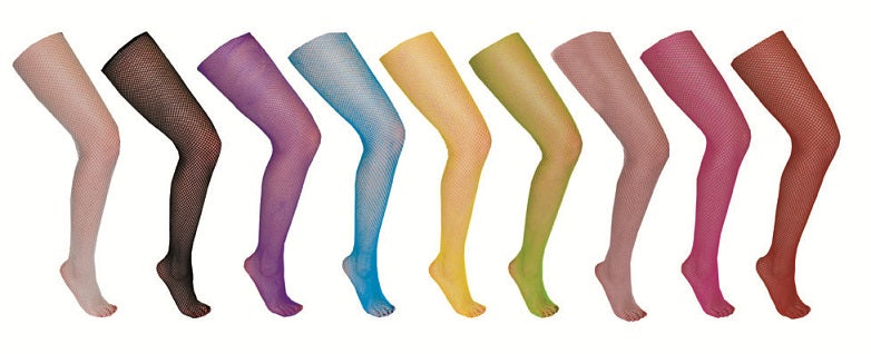 collant pour femme à résille blanc