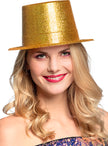 Chapeau doré brillant