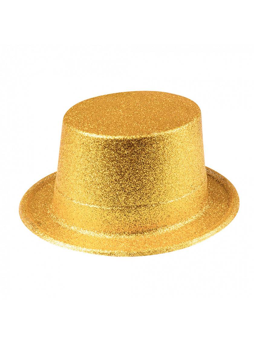Chapeau doré brillant