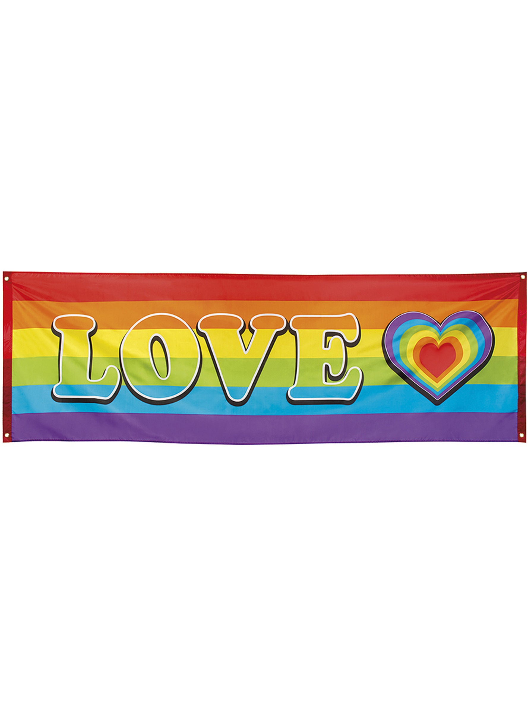 Banderole arc-en-ciel Love