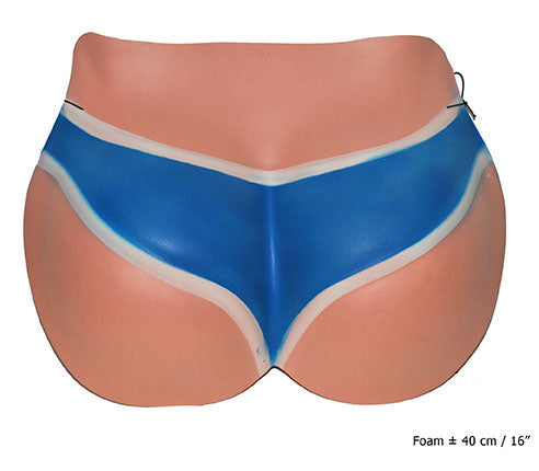 fesses postiches avec string bleu