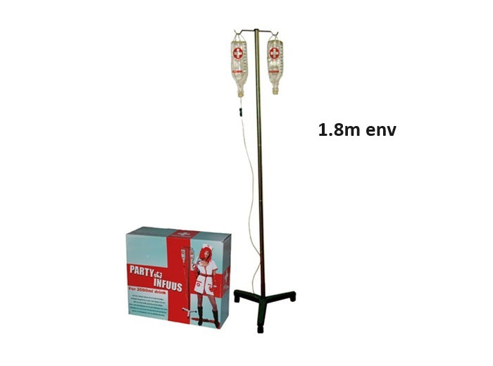 set de perfusion infirmière 1m86