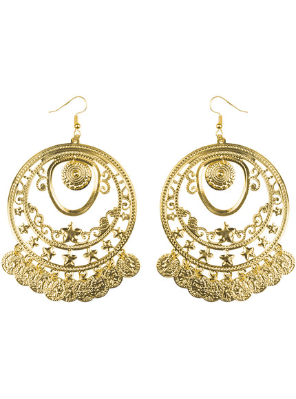 Boucles d’oreilles pièces danse du ventre femme