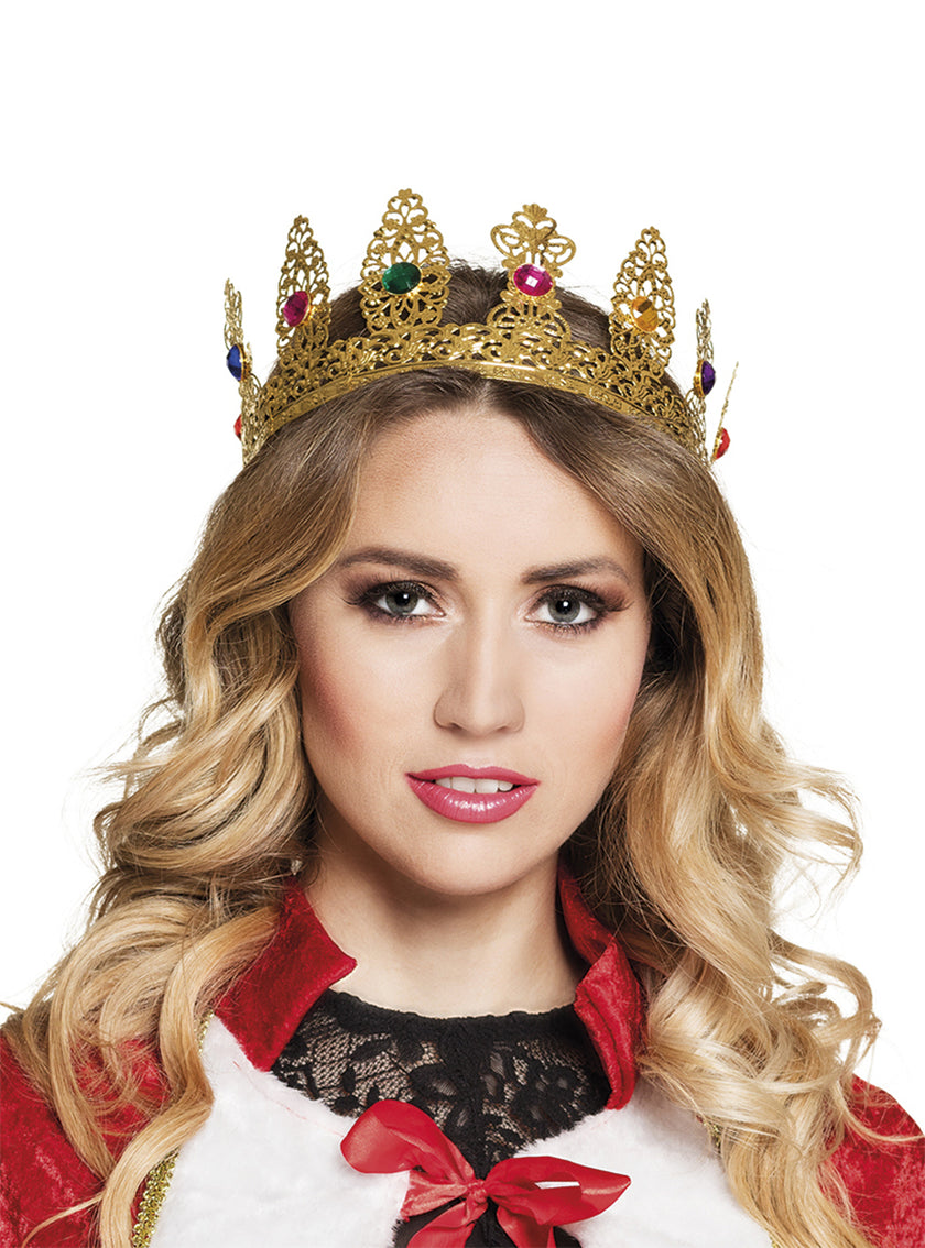 Couronne de reine médiévale femme