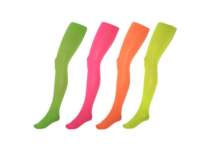 collant pour femme panty fluo néon orange