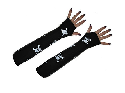 paire de mitaines pirates longs noir