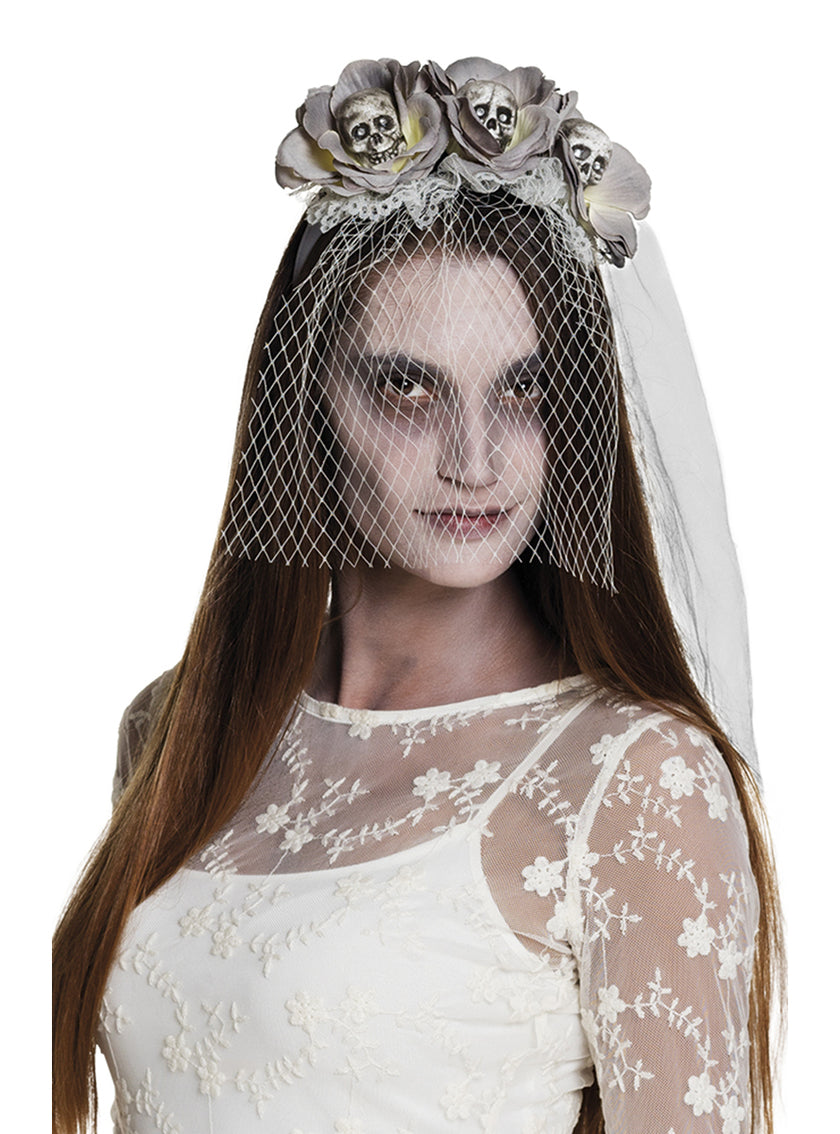 Serre-tête fiancée cadavérique femme