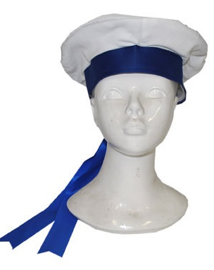 béret de marin bleu & blanc