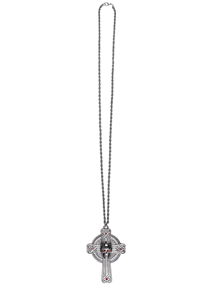 Collier en forme de croix gothique