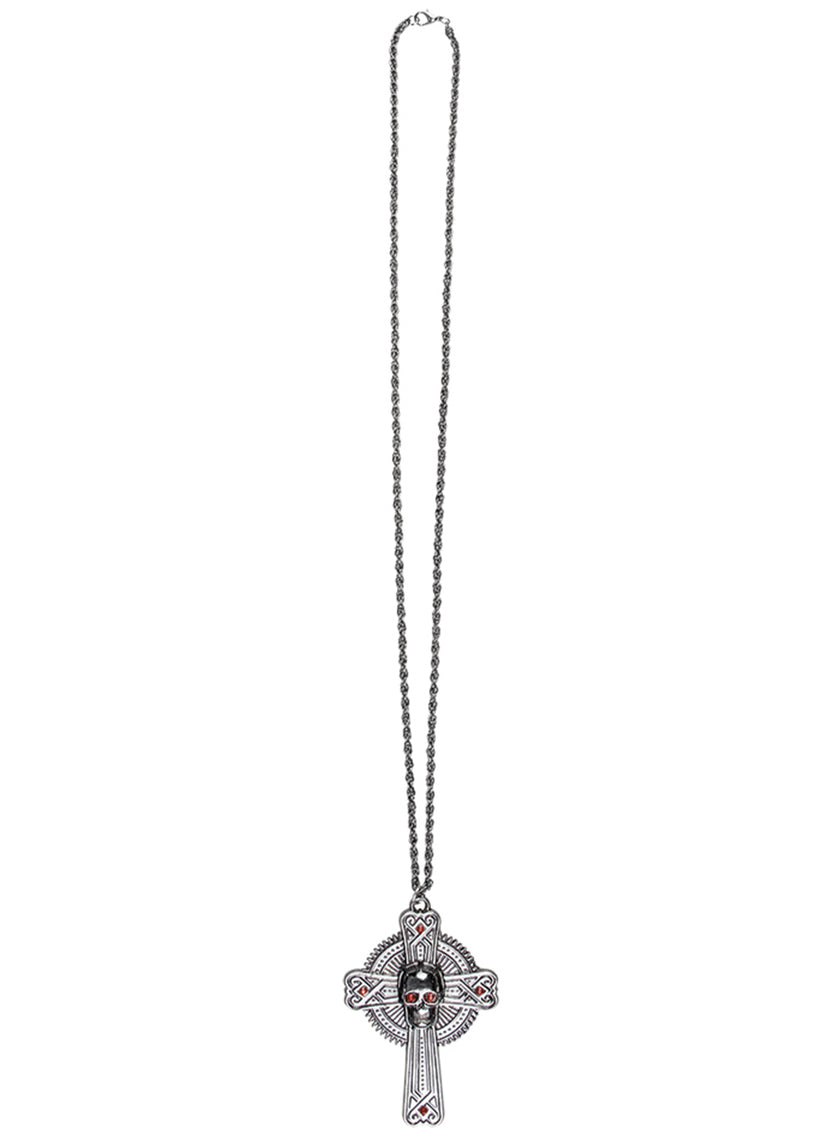 Collier en forme de croix gothique