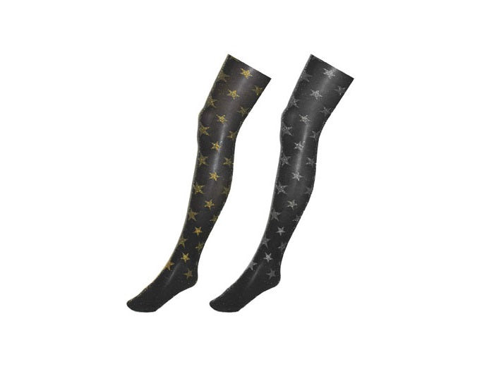 collant pour femme motif étoiles