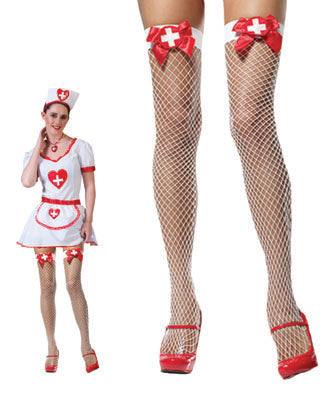 paire de bas pour femme à résille infirmiàˆre