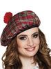 Bonnet écossais rouge adulte