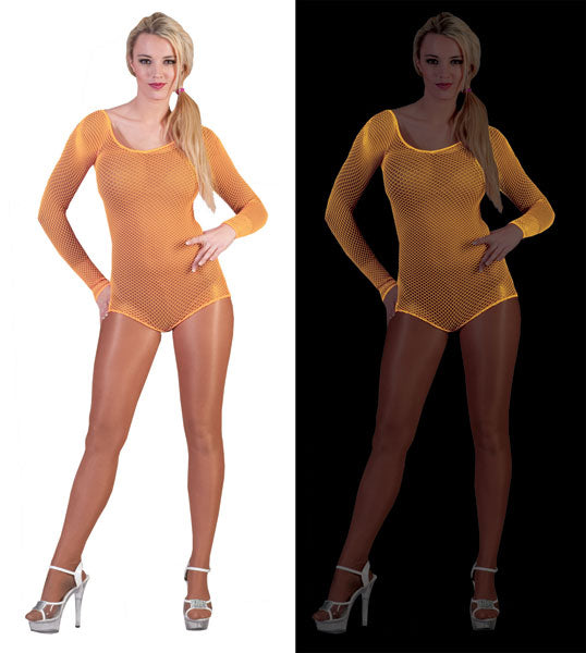 body filet orange néon fluo