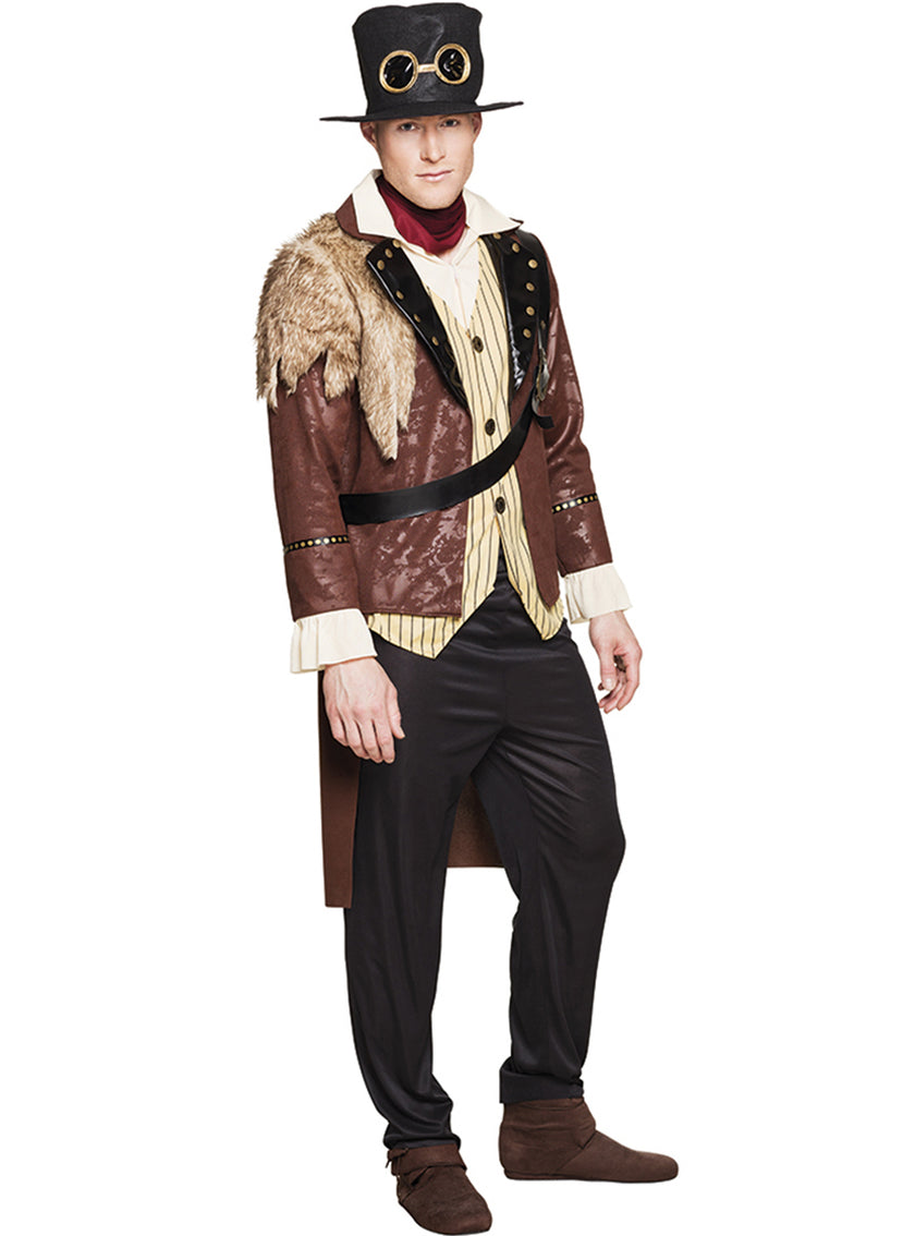 Déguisement capitaine Steampunk homme