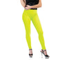 pantalon legging fluo jaune