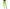 pantalon legging fluo vert adulte