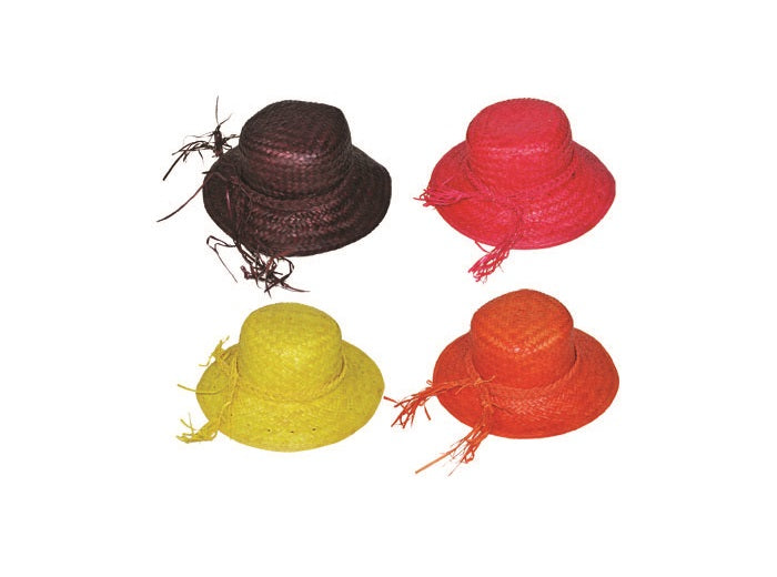 chapeau de paille pour femme jaune