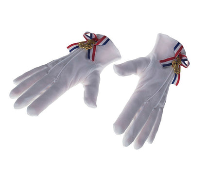 paire de gants de marin blanc 22cm