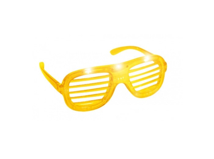 lunettes lumineuses stores 3 leds jaune