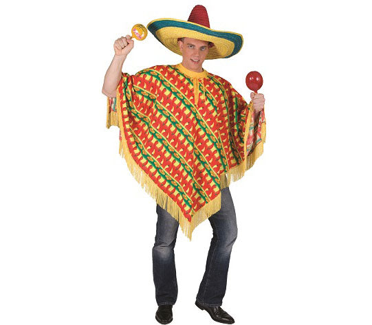 poncho amigo adulte taille unique