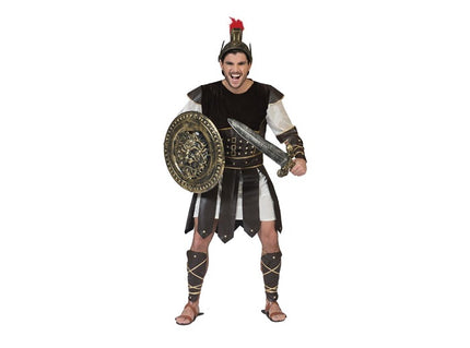 déguisement de gladiateur romain marron 5pcs homme taille l/xl
