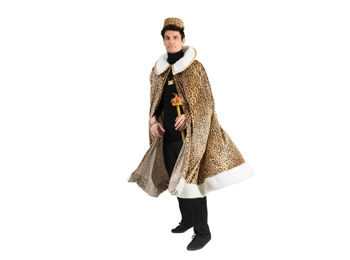 cape léopard de roi africain marron adulte taille unique