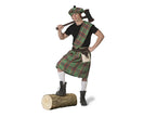 déguisement d''écossais homme highlander 4pcs taille unique