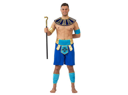 déguisement roi maya bleu 6pcs homme taille l/xl