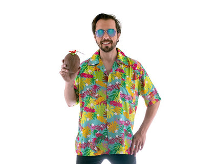 chemise tahiti hawaï keanu multicolore taille l/xl