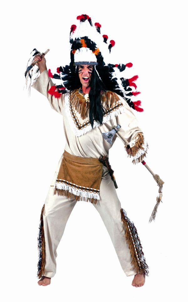 veste & pantalon de sioux beige taille l/xl