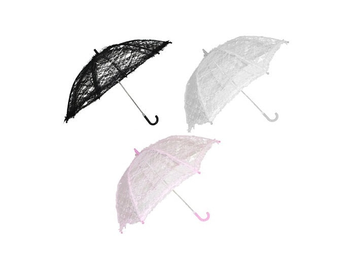 ombrelle dentelles noir 63cm