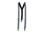 bretelles noir scintillantes argent