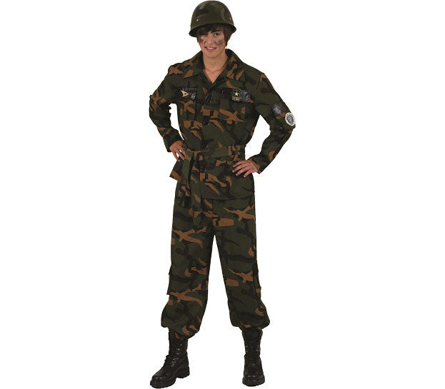 déguisement treillis militaire john adulte taille xxl