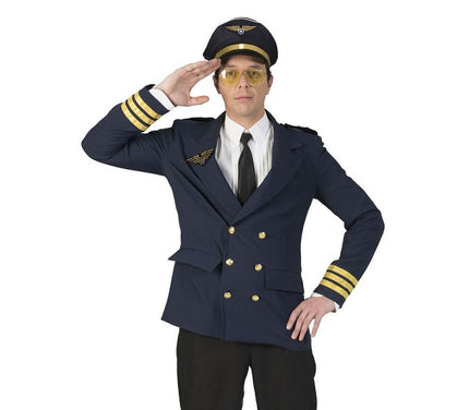 déguisement de pilote de ligne homme taille m/l