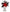 serre-tête coiffe tiare carnaval à plumes rouge & noir