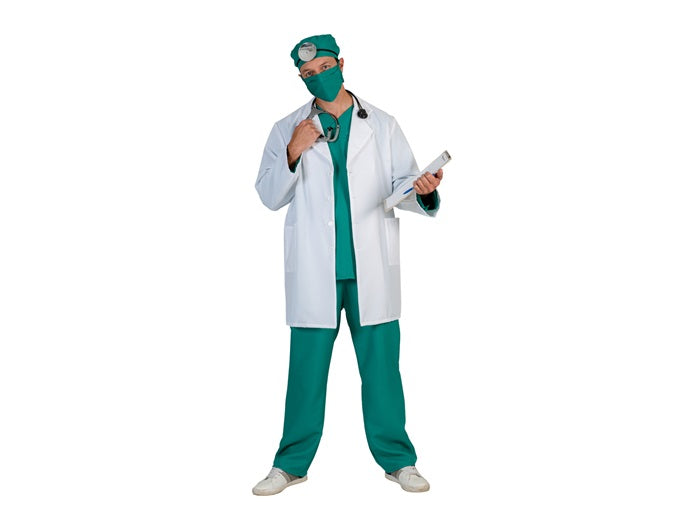 blouse de médecin docteur chirurgien blanche homme taille xxl
