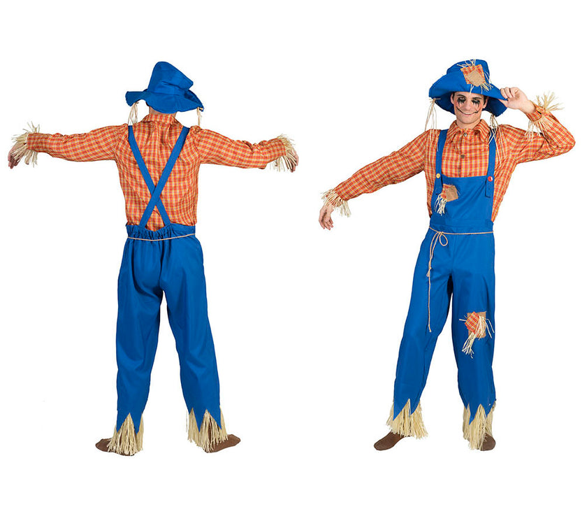 déguisement d''épouvantail homme 4pcs taille l/xl